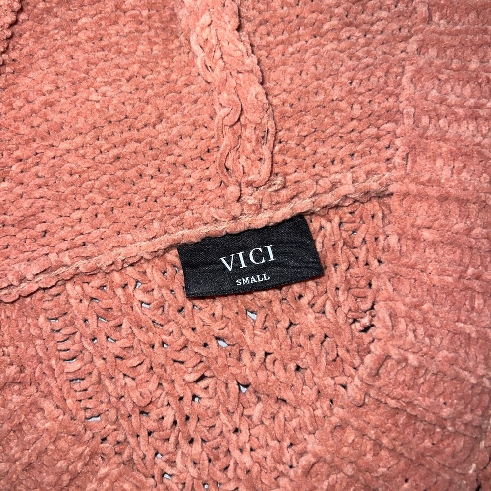 VICI Cable Knit Sweater - Rust - Picture 6 of 7